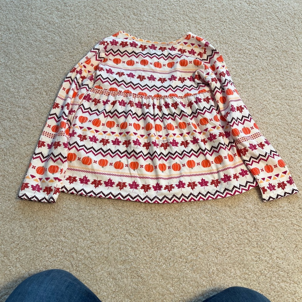 Children's Place Fall Pumpkin Thanksgiving Halloween Dress